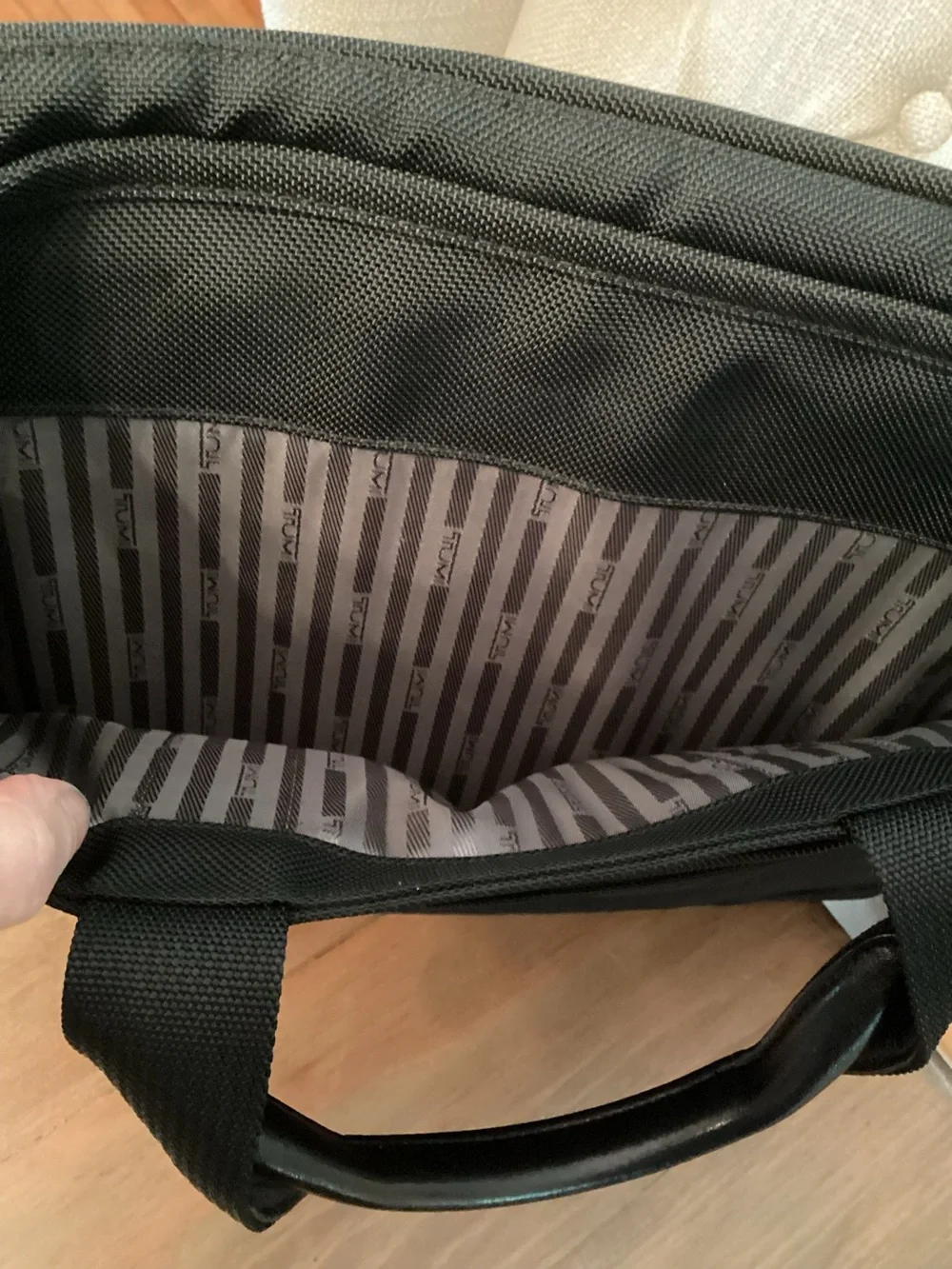 TUMI 26011D4 SLIM PROFILE LAPTOP BRIEFCASE ALPHA GENERATION 4 BALLISTIC NYLON